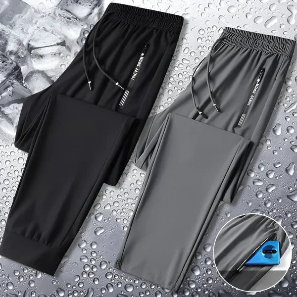 Men’s Premium Comfort Track Pants (BUY 1 GET 1 FREE) – Black & Grey| Stretch Fit, Gymwear & Everyday Wear